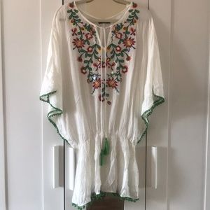 Embroidered detail Beach/Pool dress.